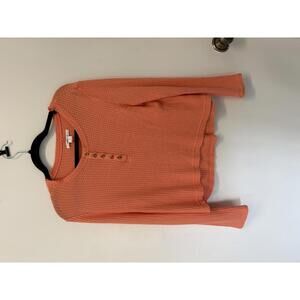 O'Neill Women's Coastal Henley Long Sleeve Top Size Small